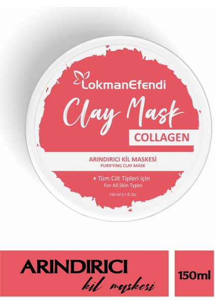 Lokman Efendi Kil Maskesi Collagen 150 Ml