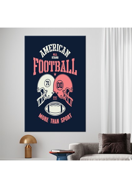 1 Parça Kanvas Tablo, Kask Posteri, Amerikan Sporu Kanvas Poster, Spor 3 Boyutlu Kanvas, fiyatları