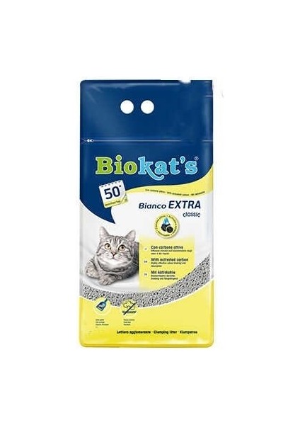 Biokats Kedi Kumu Bianco Extra 10 Lt