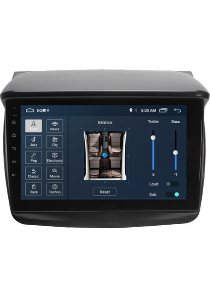 Mıtsubıshı L200 Android 11 Carplay Multimedya Ekran Teyp 2GB+16GB modelleri