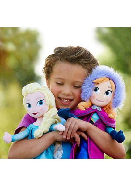 50CM Anna Elsa Peluş Oyuncak Bebek Peluş Oyuncak (Yurt Dışından)