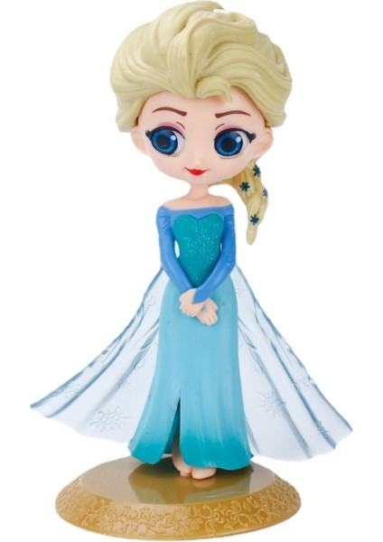 Prodigy Toy Q Versiyonu Iri Gözler Elsa Frozen Oyuncak Bebek (Yurt Dışından)