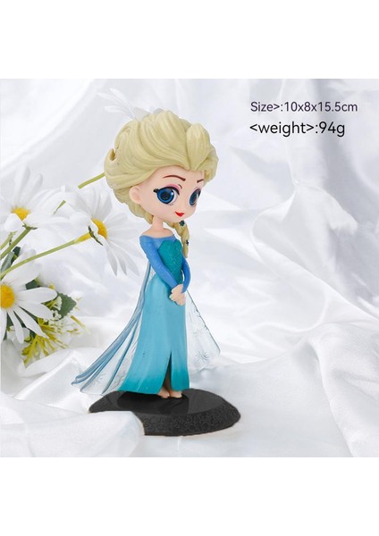 Prodigy Toy Q Versiyonu Iri Gözler Elsa Frozen Oyuncak Bebek (Yurt Dışından)