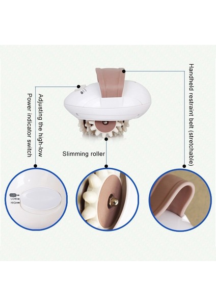 3D Mini Tam Vücut Masajı Silindir Elektrikli Slimmer Cihazı Ab Fişi (Yurt Dışından) modelleri