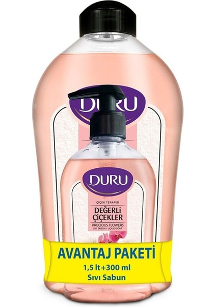 Sıvı Sabun Çiçek Terapisi 1500 ml + 300 ml x 2 Set