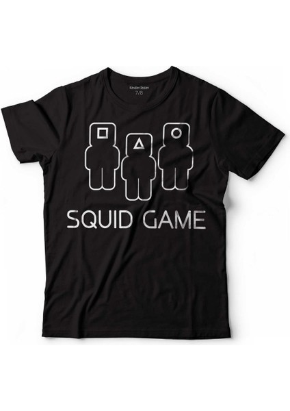Squıd Game Red Green Lıght Kırmızı Yeşil Işık Çocuk T-Shirt