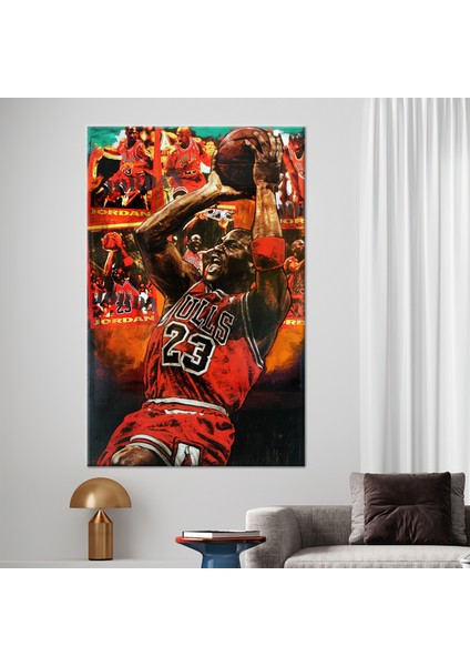 1 Parça Kanvas Tablo, Michael Jordan, Motivasyon Hediye Kanvas, Motivasyon Sanat, Spor Hediye Kanvas fiyatları