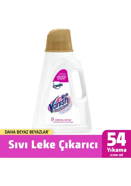 Sıvı Leke Çıkarıcı 54 Yıkama Beyaz 2,7 lt