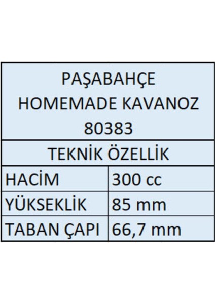 Homemade Kavanoz 300CC - 6 Adet 80383 fırsatları