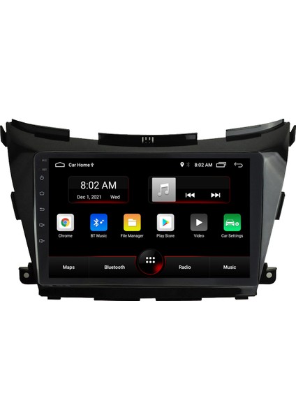 Nissan Murano Android 11 Carplay Multimedya Ekran Teyp 2GB+16GB modelleri