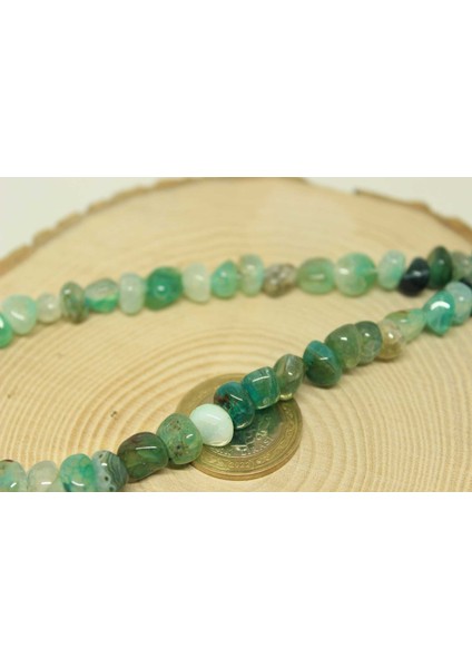 Akik Taşı 8-10MM Aralığı/5 Adet (24190-1)