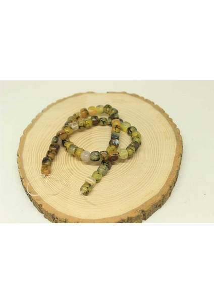 Akik Taşı Küp Şekilli 7-8mm Aralığı/5 Adet (24210-1) fiyatları