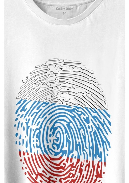 Fransa Bayrağı Damgası Parmak Izi Baskılı T-Shirt Unisex T-Shirt fiyatları