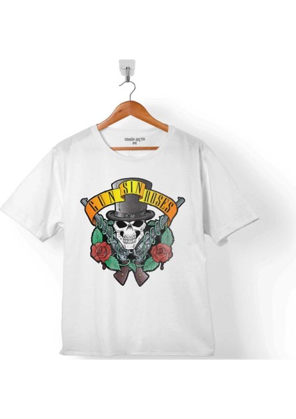 Guns N And Roses Gun Gül ve Kan Tabanca 2 Çocuk T-Shirt