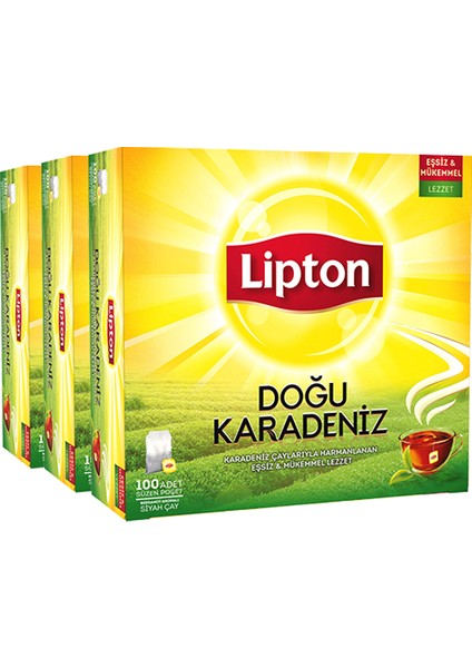 Demlik Poşet Çay Doğu Karadeniz 100'Lü 320 gr x 3 Adet