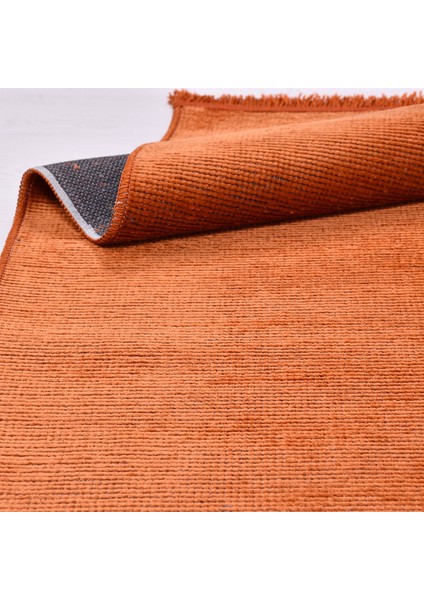 Crea Decolux Azade 8200 Kiremit Özel Kaymaz Tabanlı Pamuk Dokuma Kilim