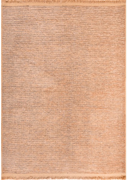 Crea Decolux Azade 8203 Hardal Özel Kaymaz Tabanlı Pamuk Dokuma Kilim