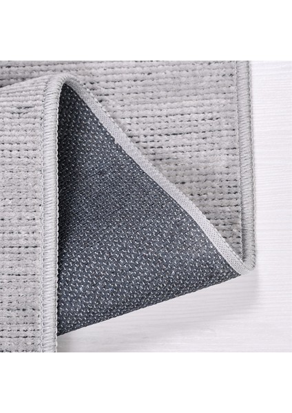 Crea Decolux Azade 8205 Gri Özel Kaymaz Tabanlı Pamuk Dokuma Kilim fiyatları