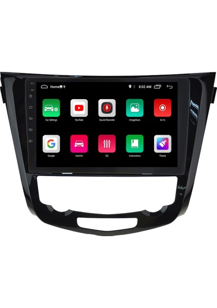 Nissan Qashqai Android 11 Carplay Multimedya Ekran Teyp 2GB+16GB modelleri