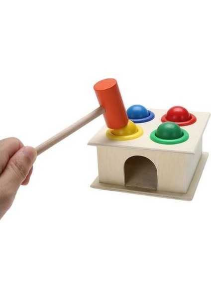 Wooden Toys Ahşap Eğitici Geliştirici 4’lü Çekiçli Tak Çak Yapboz Oyunu fiyatları