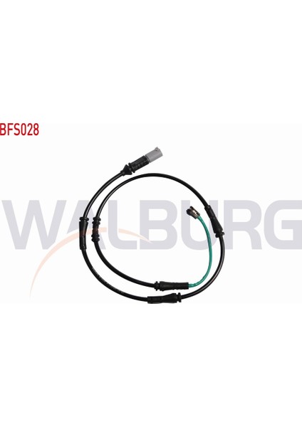 Walburg Bmw 5 Serısı (F10-F12-F13) 2010- Balata Ikaz Kablosu Sol-Sağ Arka 915MM 34356791962|6791962