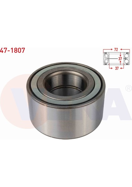 Albea 1.3 Mjt 03-07 Ön Tekerlek Rulmanı Sol-Sağ Absli 37X72X37 3326.77