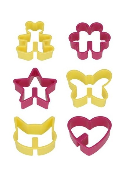 Metaltex Plastik Kurabiye Kalıpları ( 6 Çeşitli Set )