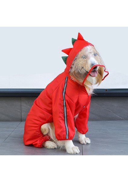 Orta Büyük Köpek Yansıtıcı Köpek Yağmurluk (Yurt Dışından)