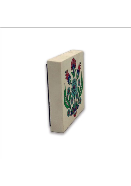 Çini Lale ve Karanfil Desen Baskılı Doğaltaş MAGNET(KD-042) fırsatları