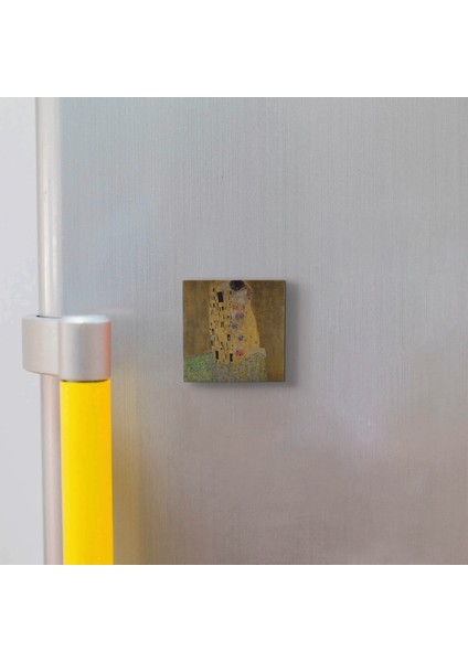 Öpücük (Gustav Klimt, 1907) Baskılı Doğaltaş MAGNET(KRG-169) modelleri