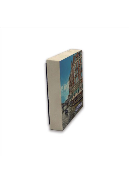 Amsterdam Görseli Baskılı Doğaltaş MAGNET(KRG-014) fırsatları