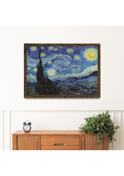 Masif Çerçeveli Sanatsal Baskılı Tablo