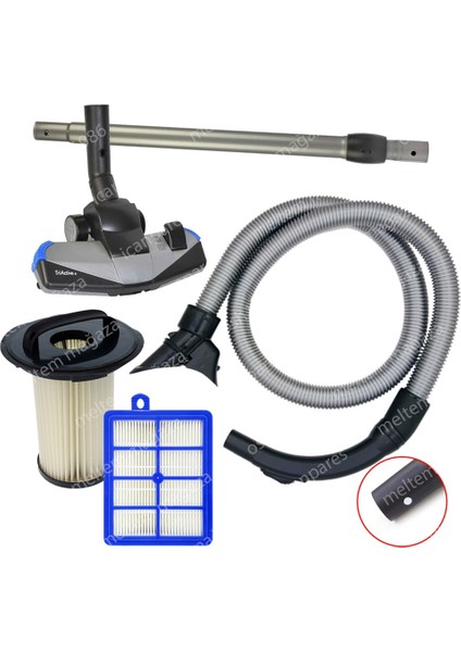 Philips Fc 9225 Marathon Hortumu Triactive Başlık Boru Filtre Set