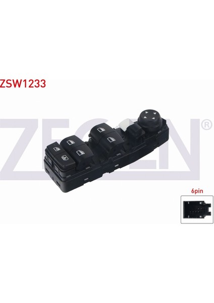 Bmw 3 Serısı (F30) 2011 - Ayna Ayar ve Cam Açma Anahtarı Grup 6 Pin 61319218481