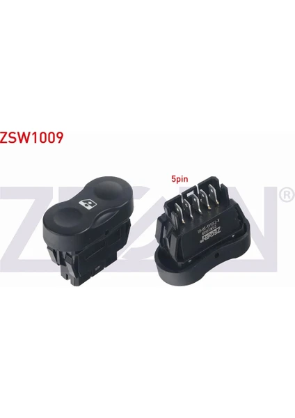 Dacıa Duster 2010 - / Sandero 2008 - 2013 Cam Açma Anahtarı Tekli 5 Pin Turuncu Işık 8200602227