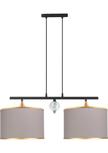 Lambent Line Crystal Plafonyer Kumaş Avize