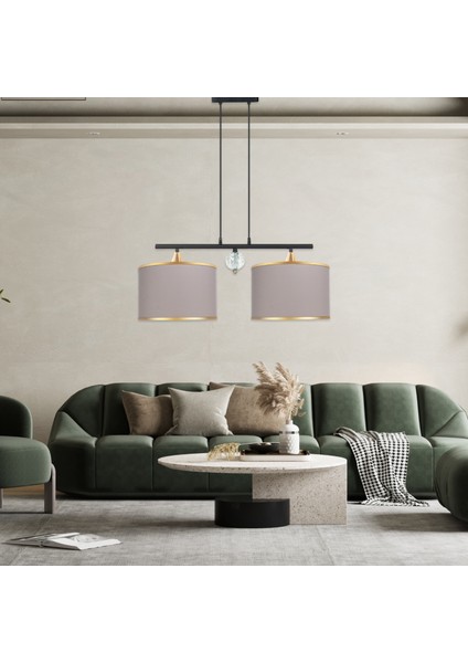 Lambent Line Crystal Plafonyer Kumaş Avize fiyatları