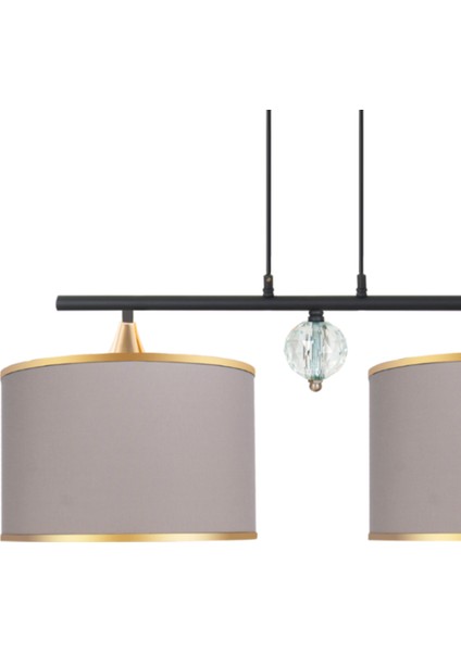 Lambent Line Crystal Plafonyer Kumaş Avize modelleri