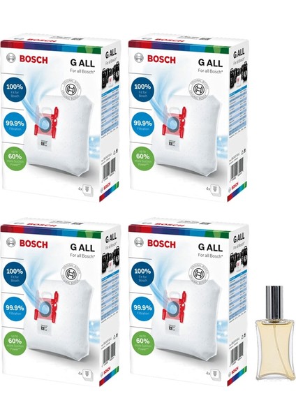 Siemens Uyumlu Vs 05G 2555 Süpürge Type G All Toz Torbası 16 Adet Kutulu