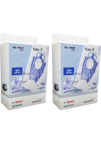 Siemens Uyumlu Vs 08G 2611 Süpürge Toz Torbası (8 Adet)