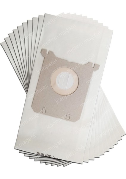 Electrolux Uyumlu Zvq 2100 2105 Viva Quickstop Süpürge Kağıt Toz Torbası 10 Adet