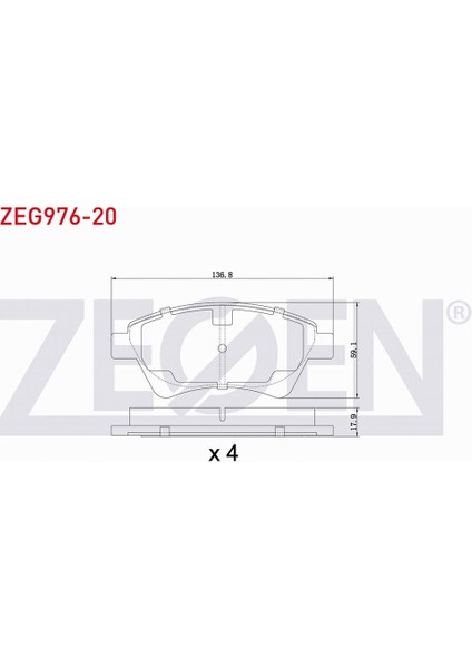 Renault Megane Iı (Bm0/1,cm0/1) 1.5 Dcı 2002 - 2008 Ön Fren Balatası 7701207184