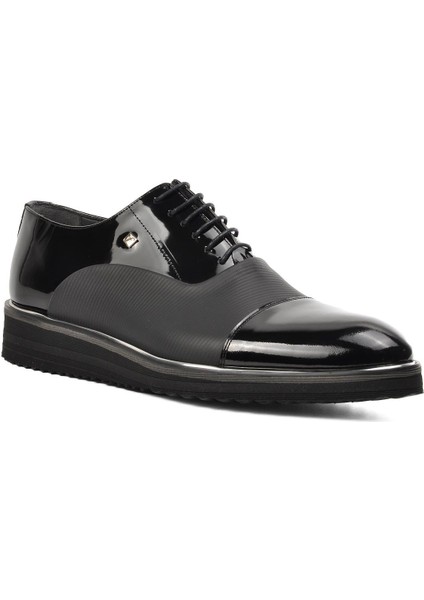 1566 Siyah Rugan Deri Erkek Casual Ayakkabı modelleri