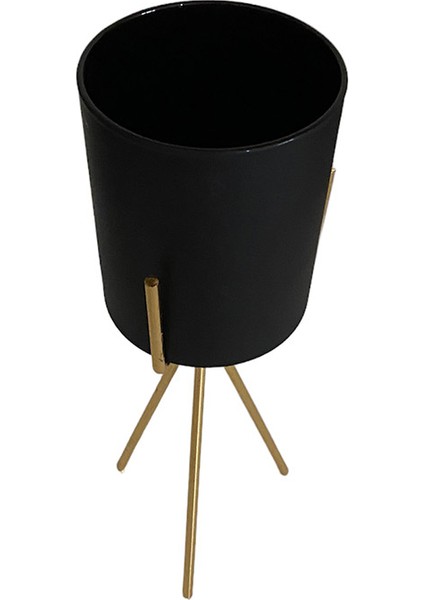 Tripod Saksı Siyah Renk Pirinç Ayaklı Saksı fiyatları