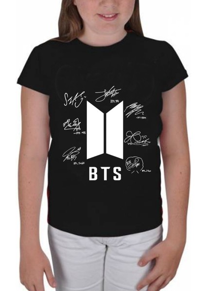 Unisex Siyah Bts Imza T- Shirt Bts Kolye Bts Şapka 3'lü Kombin fiyatları