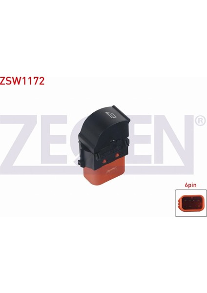 Ford Focus Iıı - C - Max Iı - Connect 2010 - Cam Açma Anahtarı Tekli 6 Pin BM5T14529BA