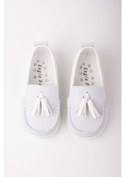 Püsküllü Erkek Bebe Ayakkabı