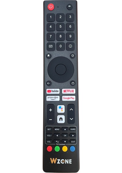 Wzone 4K Android Tv Box Tüm Tv'lerle Uyumlu Kumanda