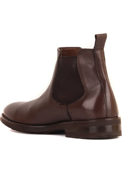 Sail Lakers - Kahverengi Deri Fermuarsız Eva Taban Erkek Chelsea Bot fırsatları