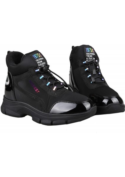 Guja 22K303 Dolgu Topuk Siyah Kadın Sneakers indirimleri